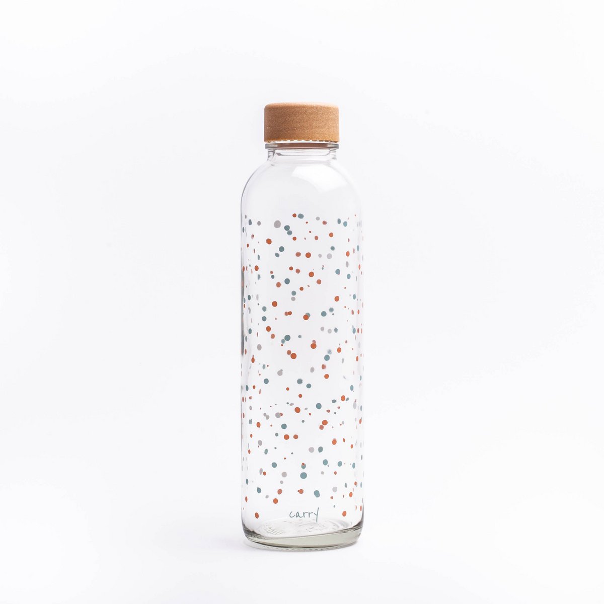 VLIEGENDE CIRKELS Glazen fles van 0,7 l