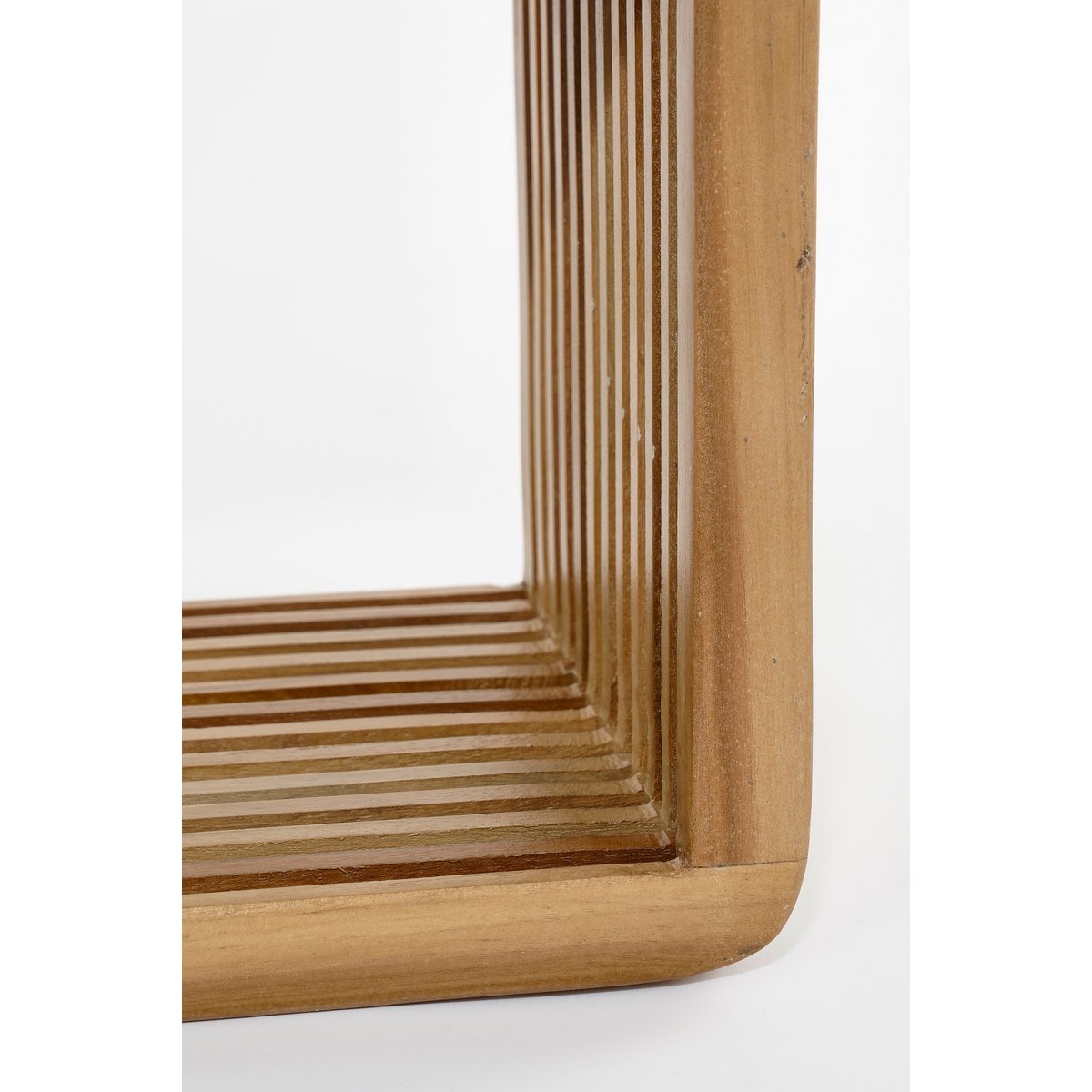 Wandplank zwevend set van 2 gerecycled hout bruin