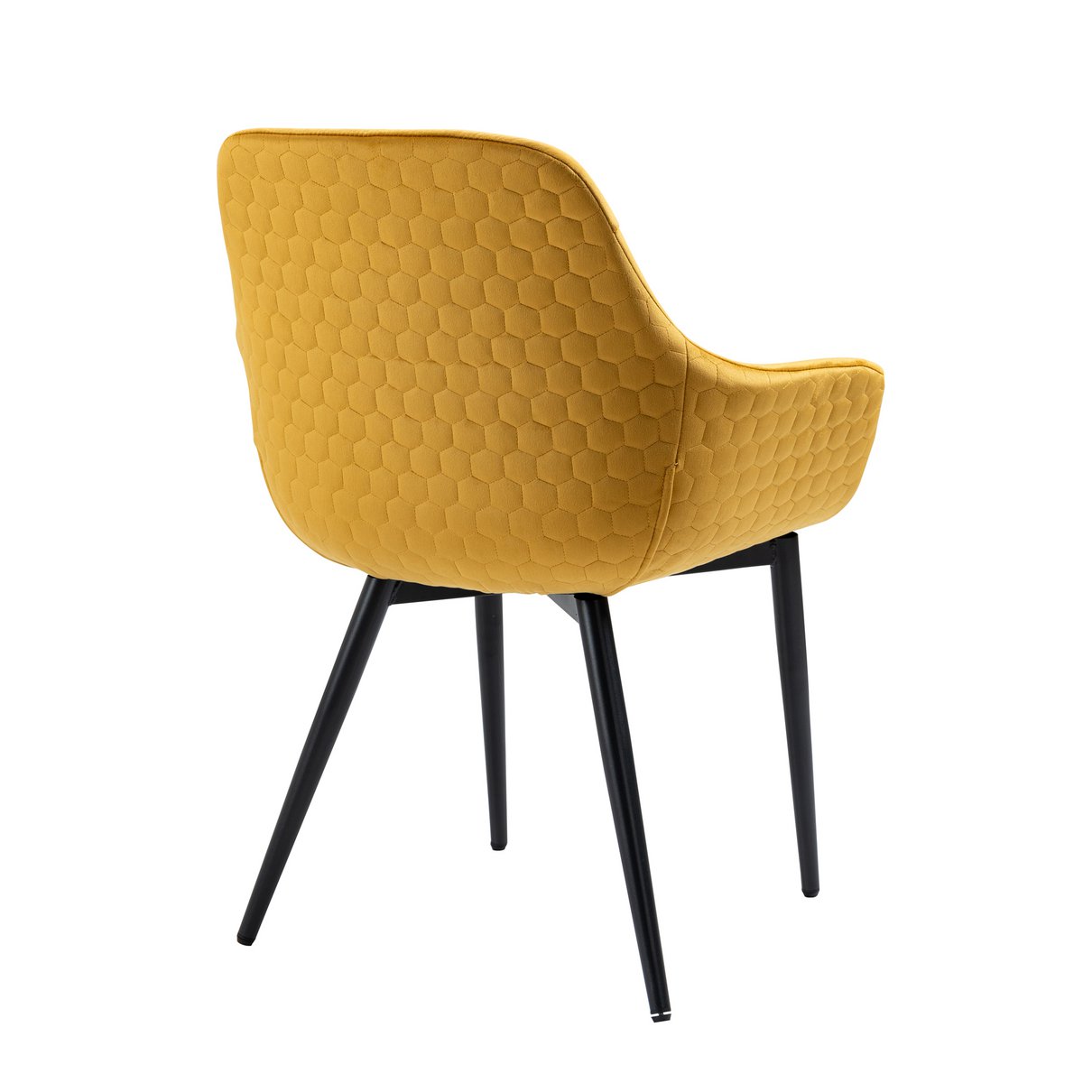 Eettafel set 180x90 cm massief acaciahout 4 fluwelen stoelen