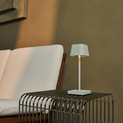 Tafellampen set 8x Sarphati Mini Shadow Grey met laadstation