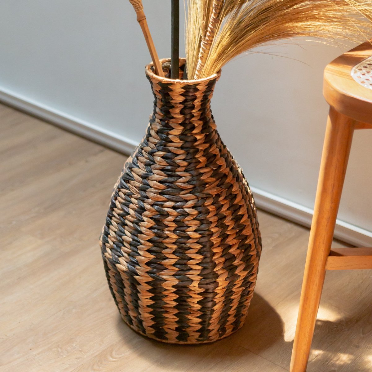Vaas waterhyacint 50x30 cm zwart