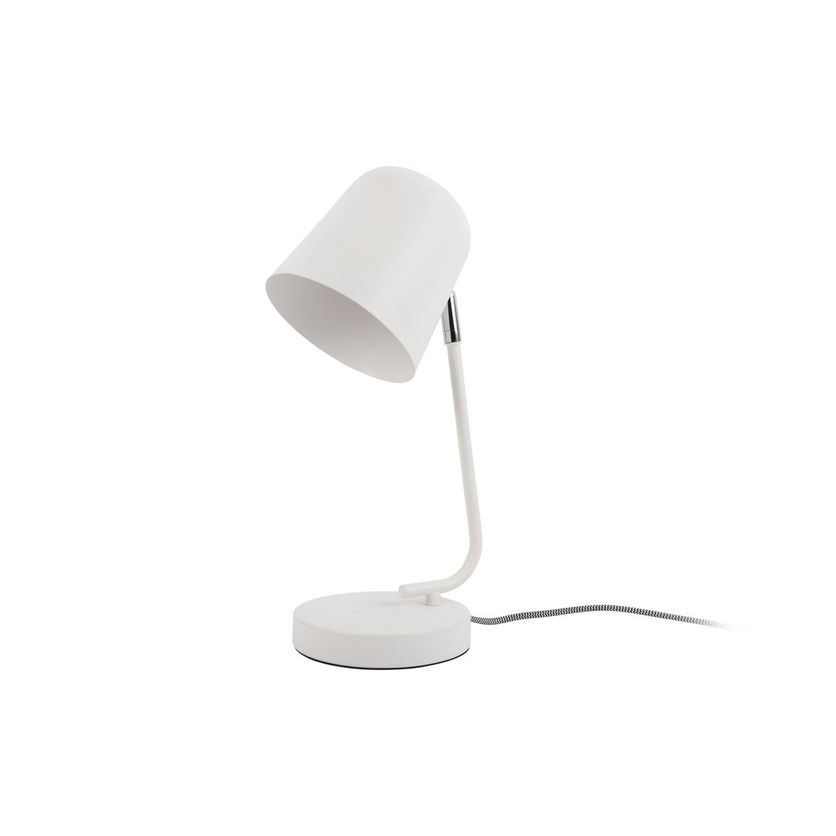 Tafellamp 39 cm wit ijzer
