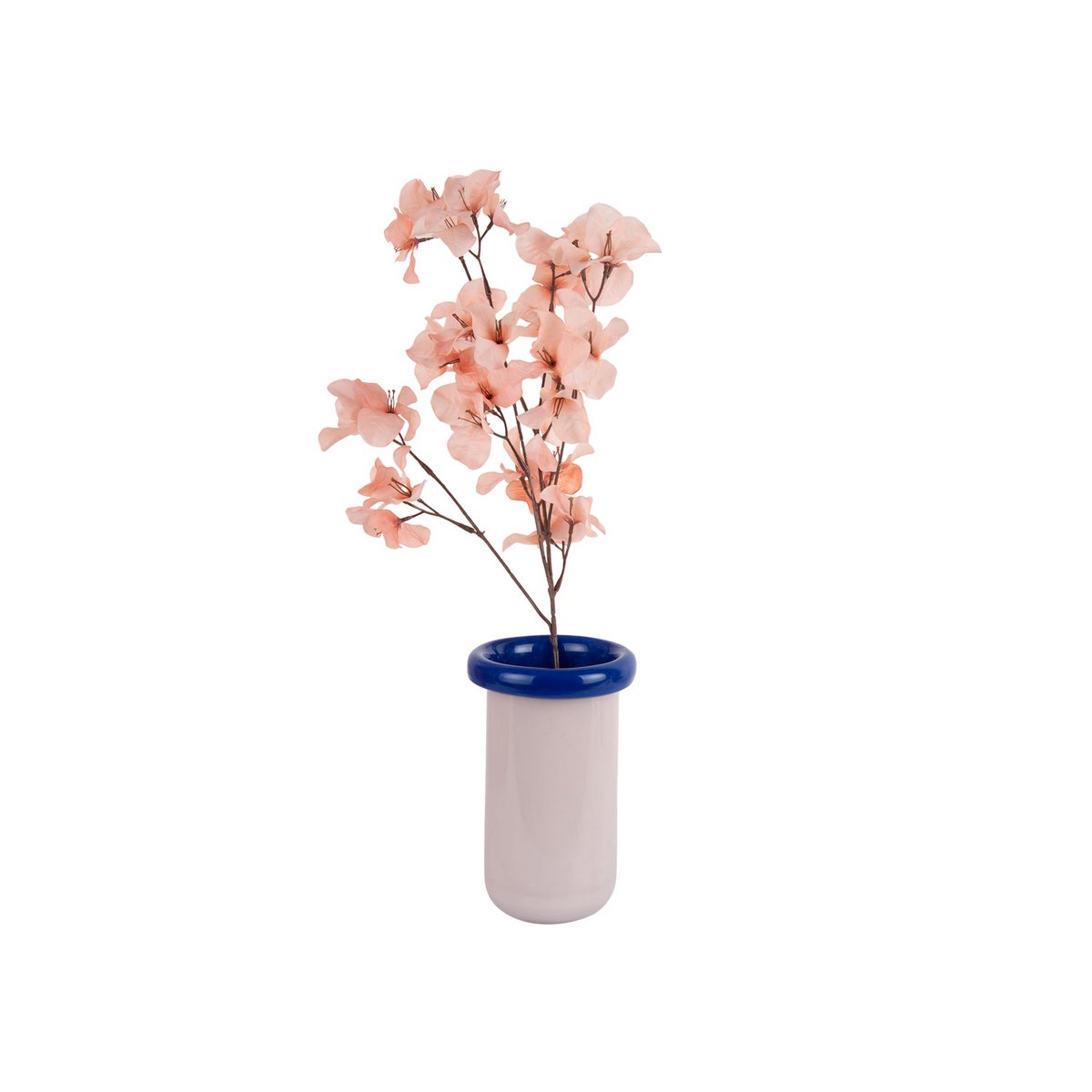 Vaas glas roze 13x13x21 cm