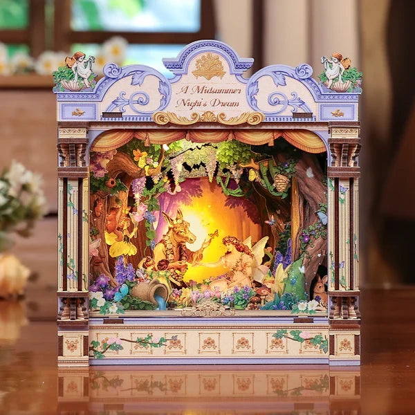 Cutebee, 3D DIY Dollhouse, A Midsummer Night's Dream, TTKA201, 15.5x12.4x16.1cm