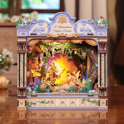 Cutebee, 3D DIY Dollhouse, A Midsummer Night's Dream, TTKA201, 15.5x12.4x16.1cm