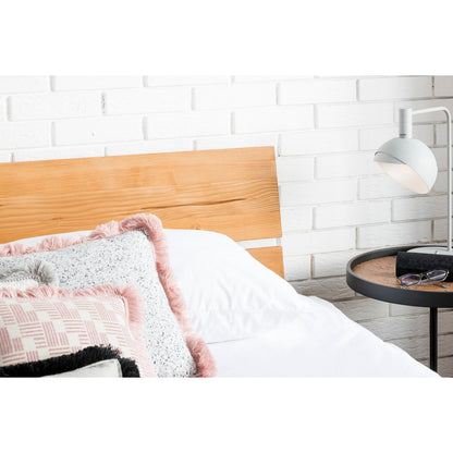Balkenbed massief hout 140 x 200 cm geolied