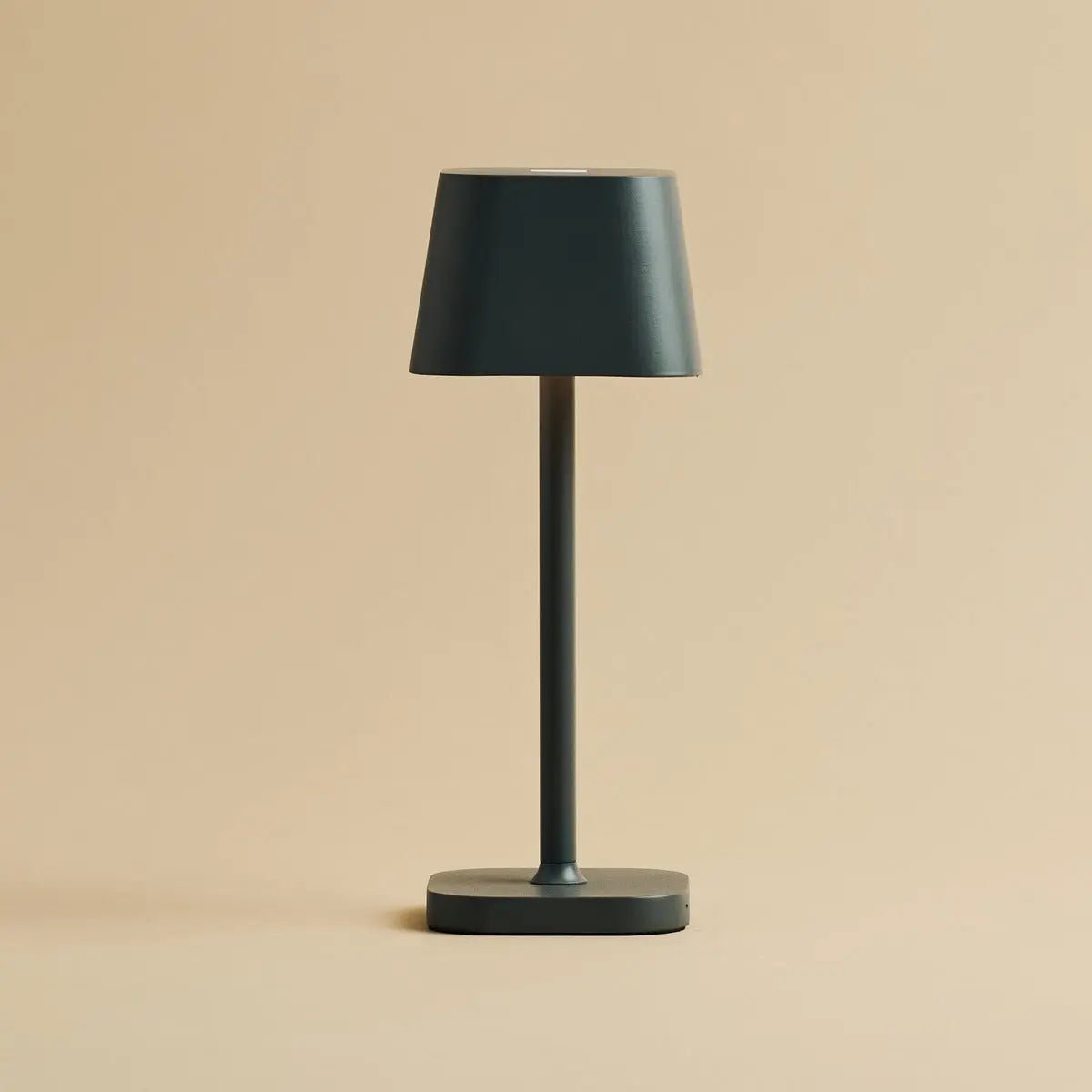 Tafellamp grijs Ø12x30 cm oplaadbaar dimbaar