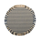 Tafelonderlegger jute 37x37 cm beige blauw