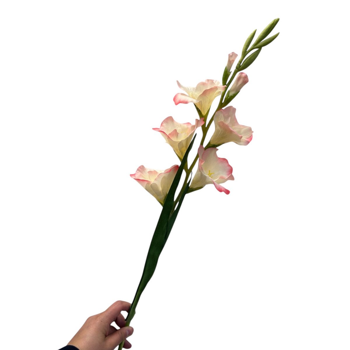 Kunstbloem gladiolen zijde 91 cm