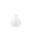 Glazen schaal rond transparant 5.5x5.5x7 cm