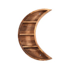 Wandplank mangohout maansikkel 40x13x60 cm