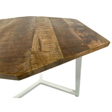 Bijzettafel 56x47x40 cm mangohout zwart