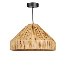 Hanglamp raffia lichtbruin Ø30 cm