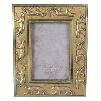 Fotolijst 10x15 cm goudkleurig polyresin
