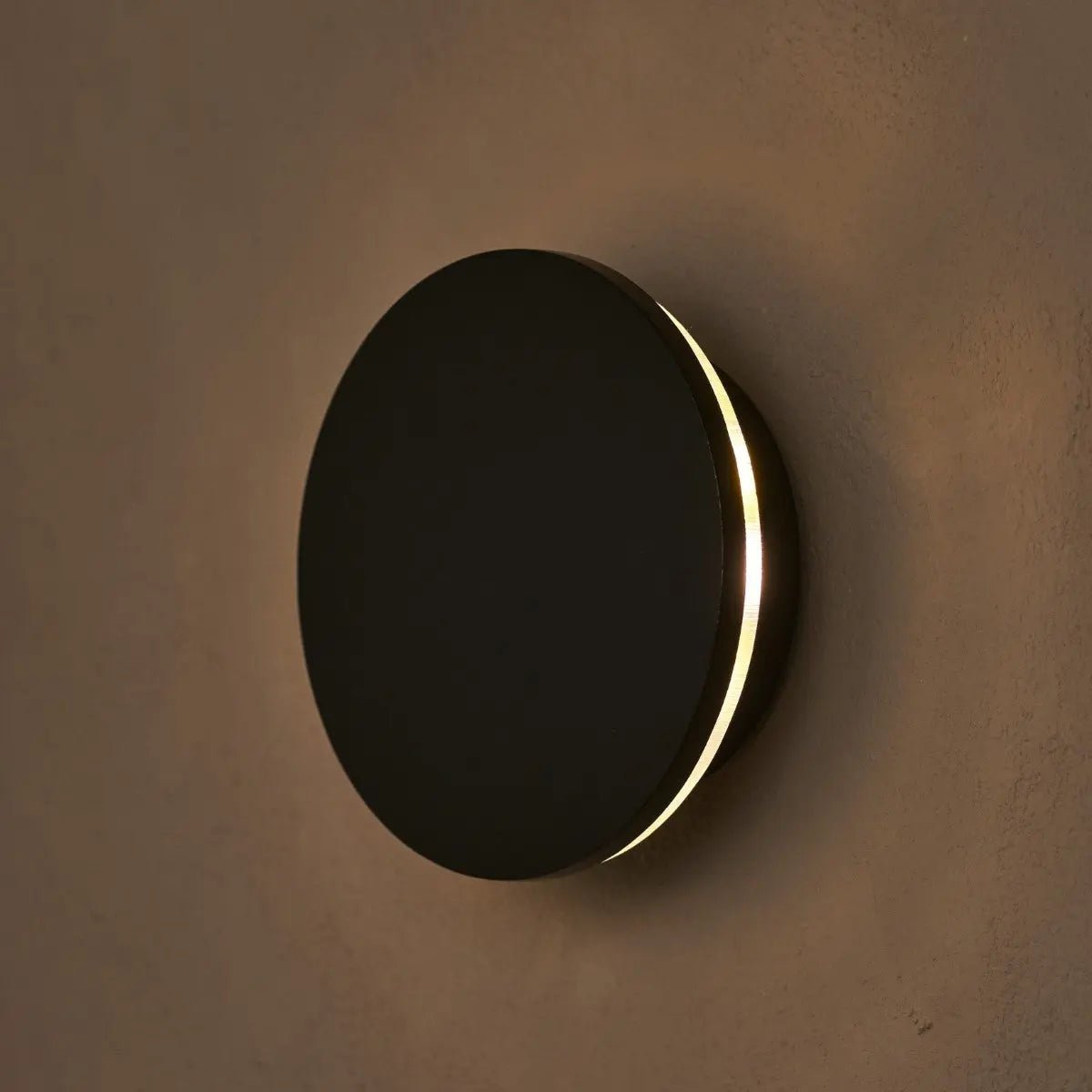 Wandlicht draadloos oplaadbaar dimbaar zwart 16x16x5 cm