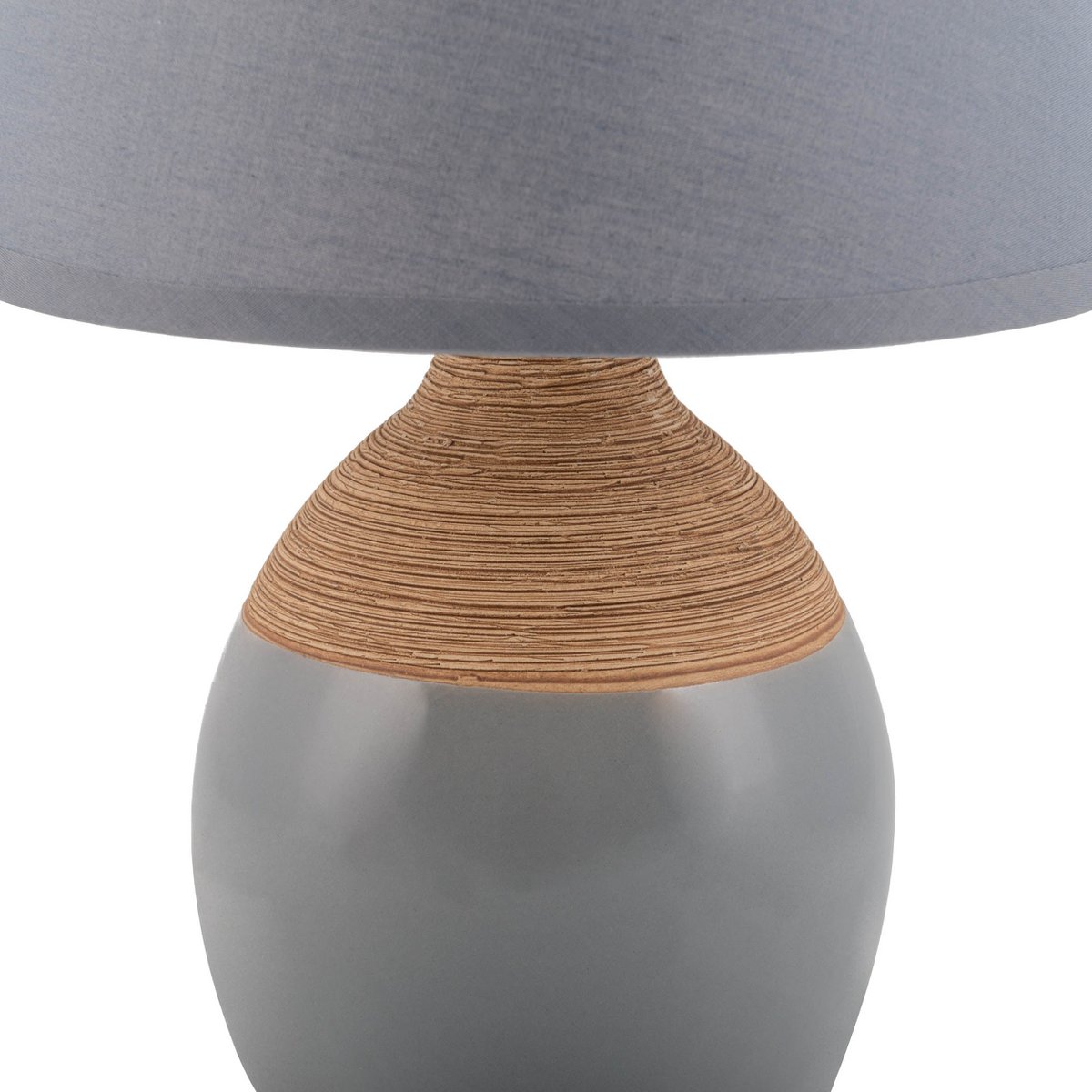 Ceramic table lamp "Tali" grey