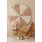 "Powder Candy" Round Patchwork Mat