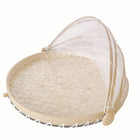 Pearly white cheese dome
