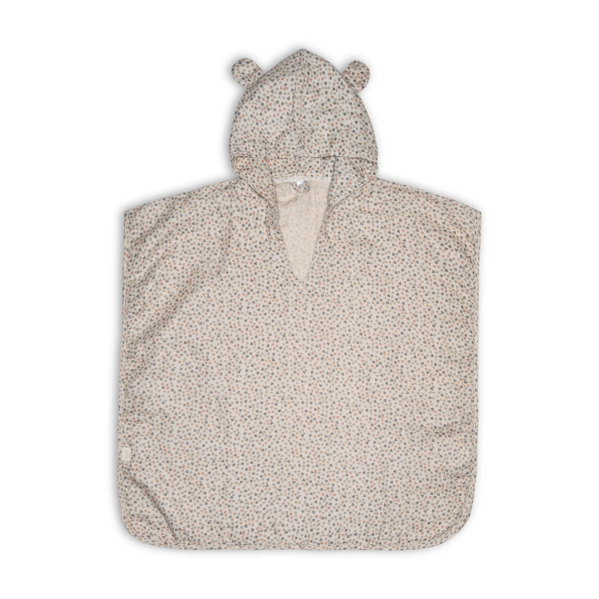Floral poncho-mix leaf