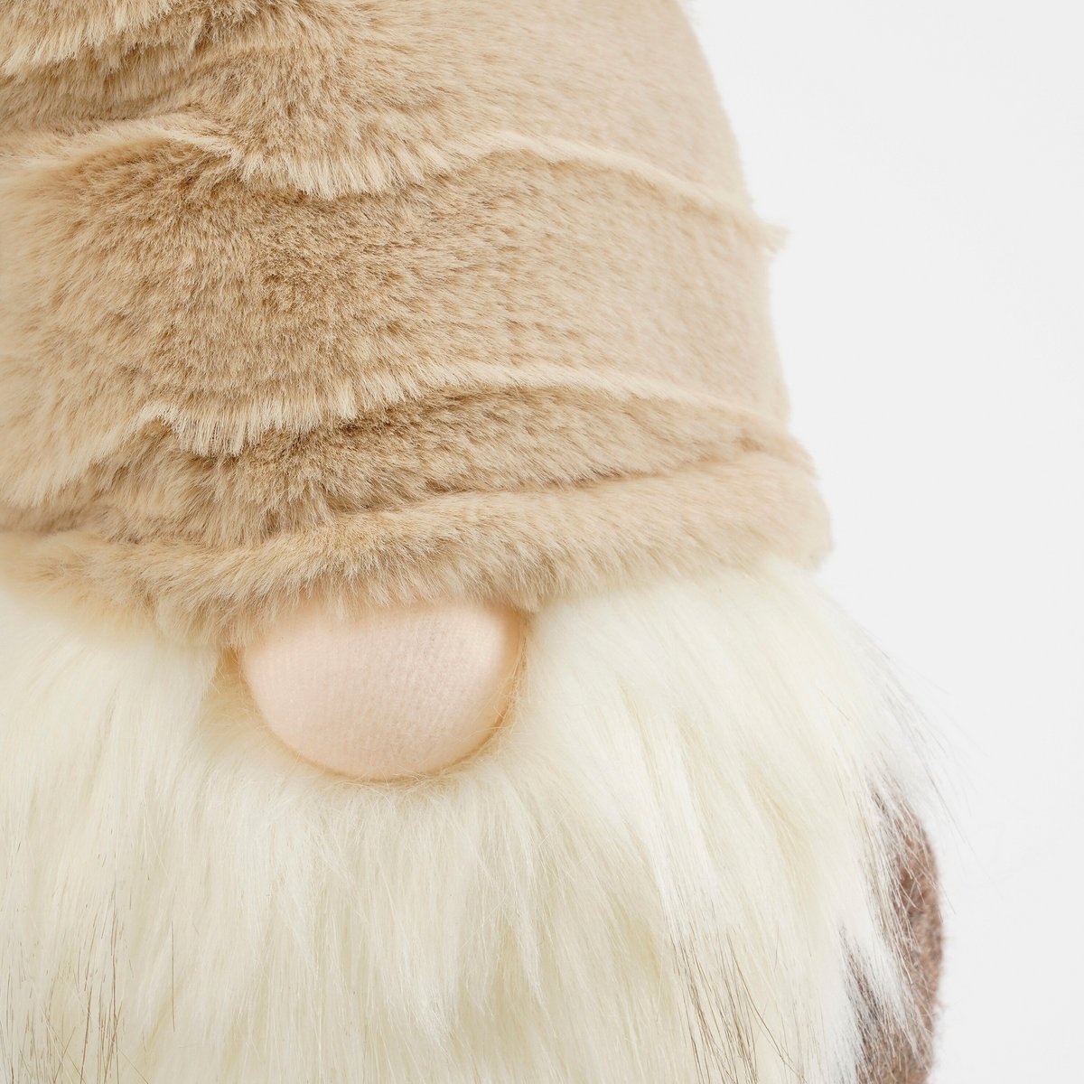 Kerstkabouter 54 cm bruin polyester