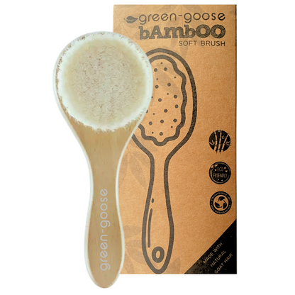 Baby haarborstel bamboe geitenhaar