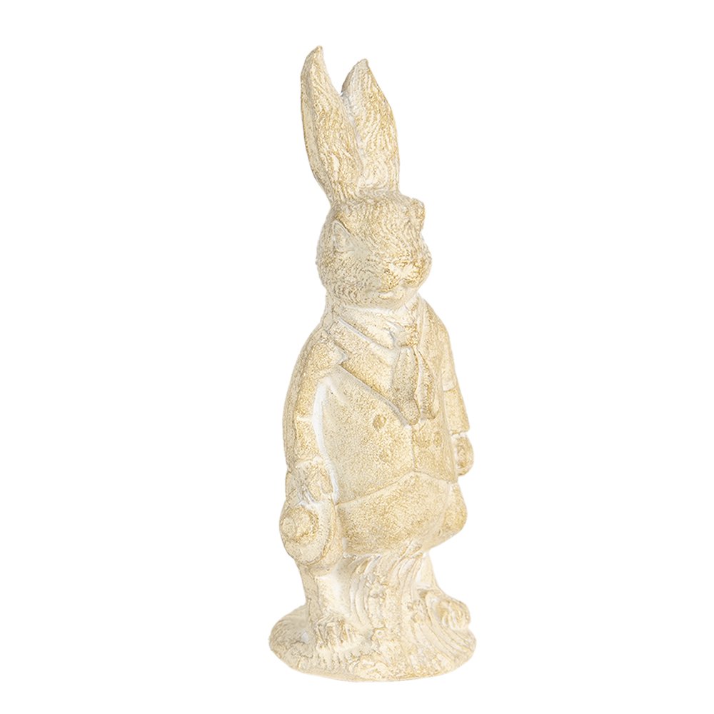 Figure Rabbit 11 cm White Plastic Home Accessories