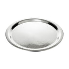 Dienblad rond gehamerd roestvrij staal Ø 44 cm