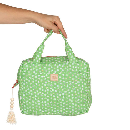 Make-up tasjeset katoen 26x20x7 cm en 23x17 cm