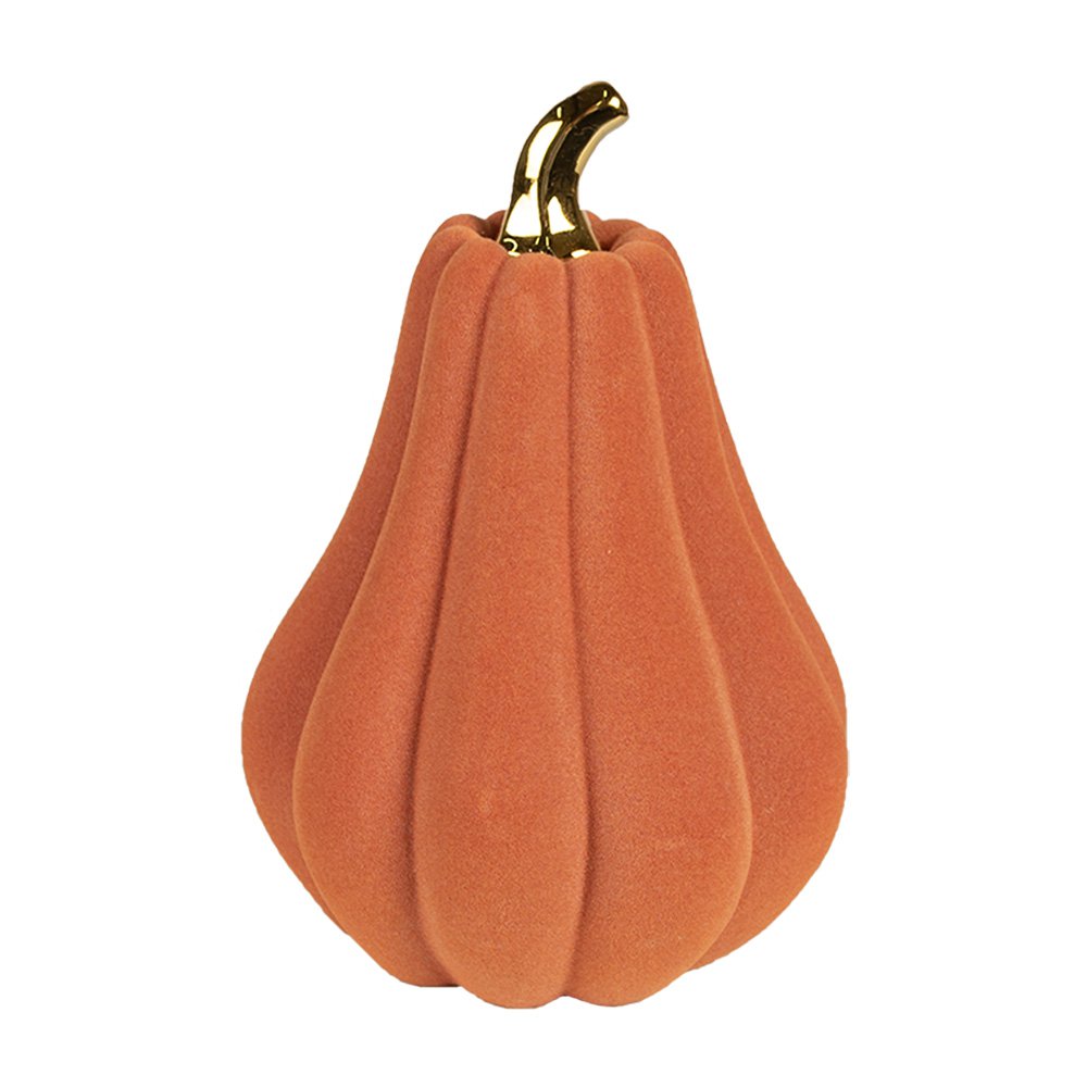 Decoration Pumpkin Ø 13x19 cm Orange Ceramic