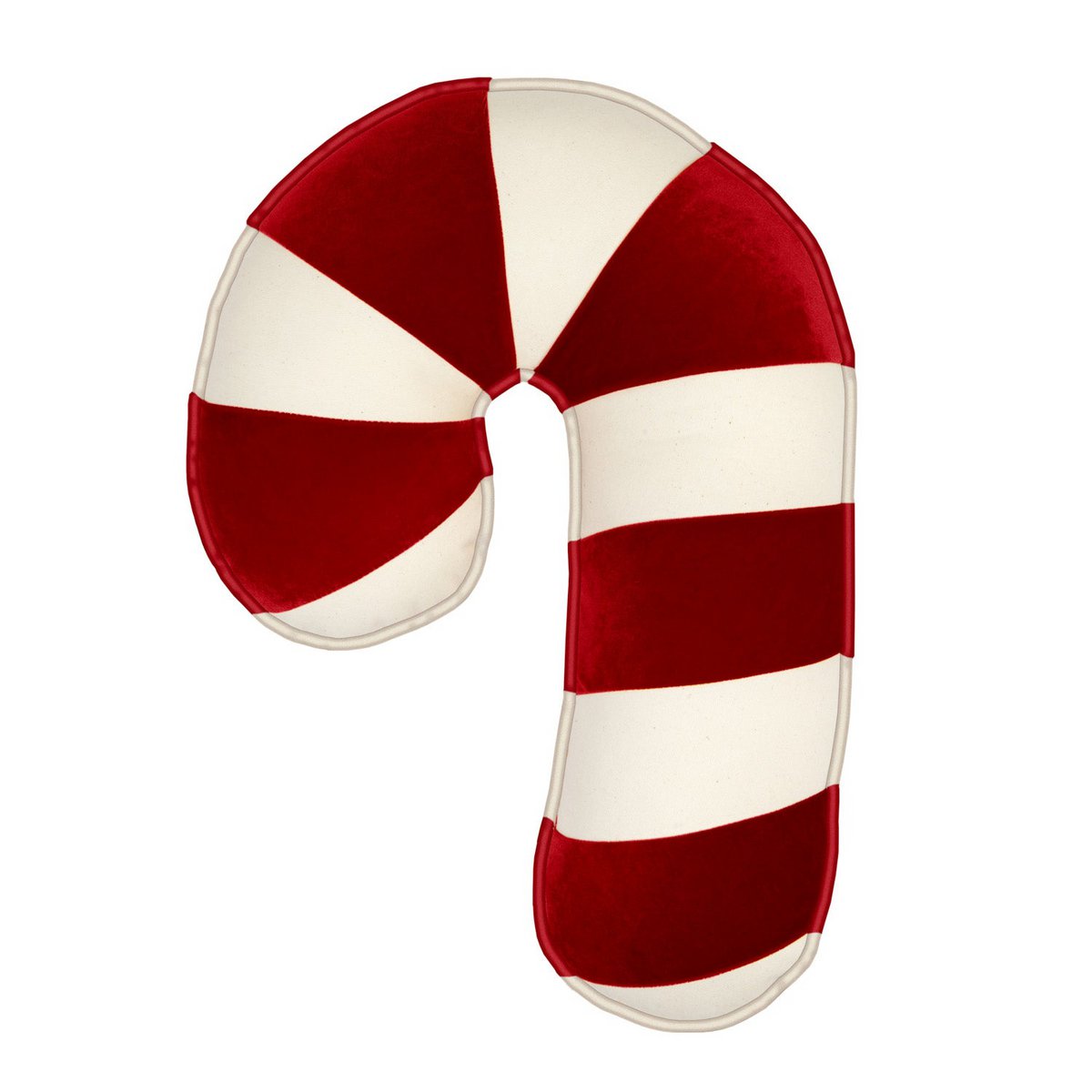 Kerstpatchworkkussen Red Lollipop Feestdagen Geschenk