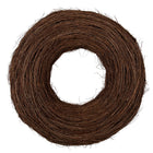 Wreath Ø 80x22 cm Brown Rattan
