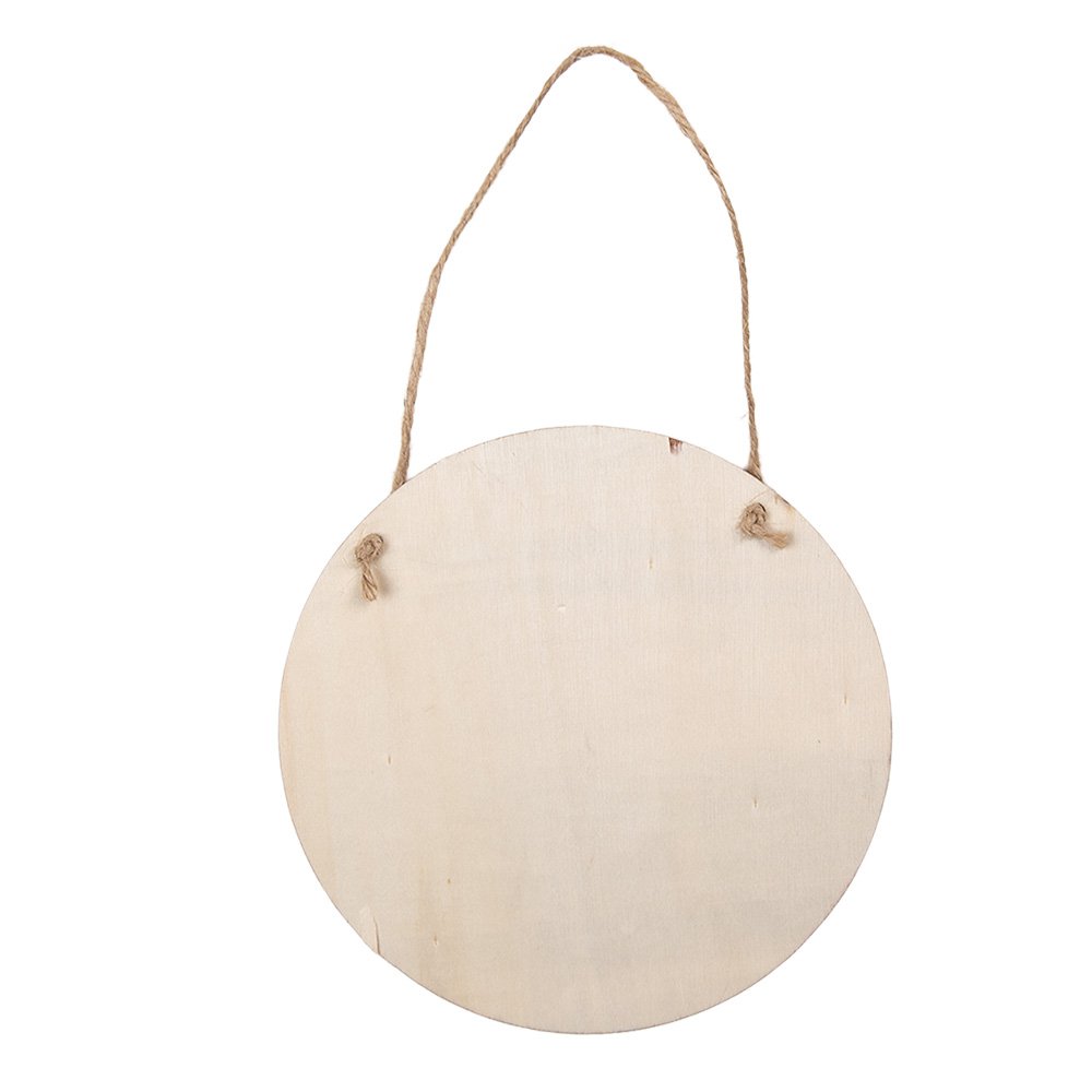 Kersthanger 15 cm hout rood