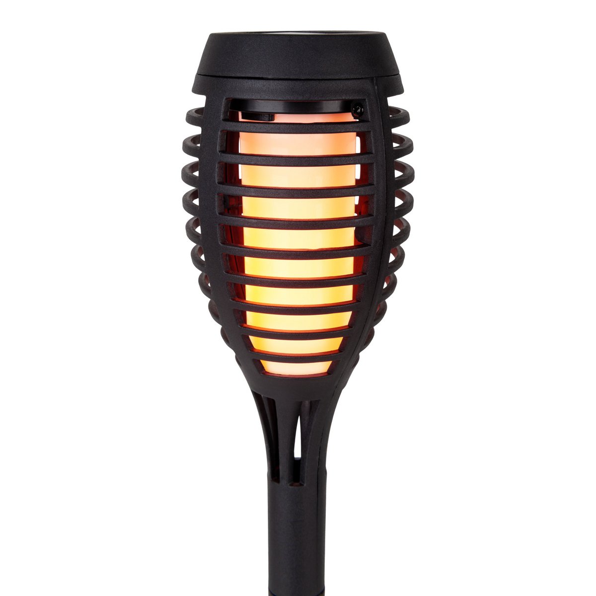 Tuinspots LED 5 stuks 45 cm grijs plastic