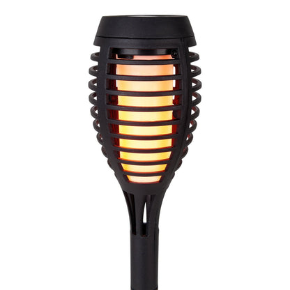 Tuinspots LED 5 stuks 45 cm grijs plastic