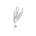 Decoratieve eucalyptus tak 90 cm zilver