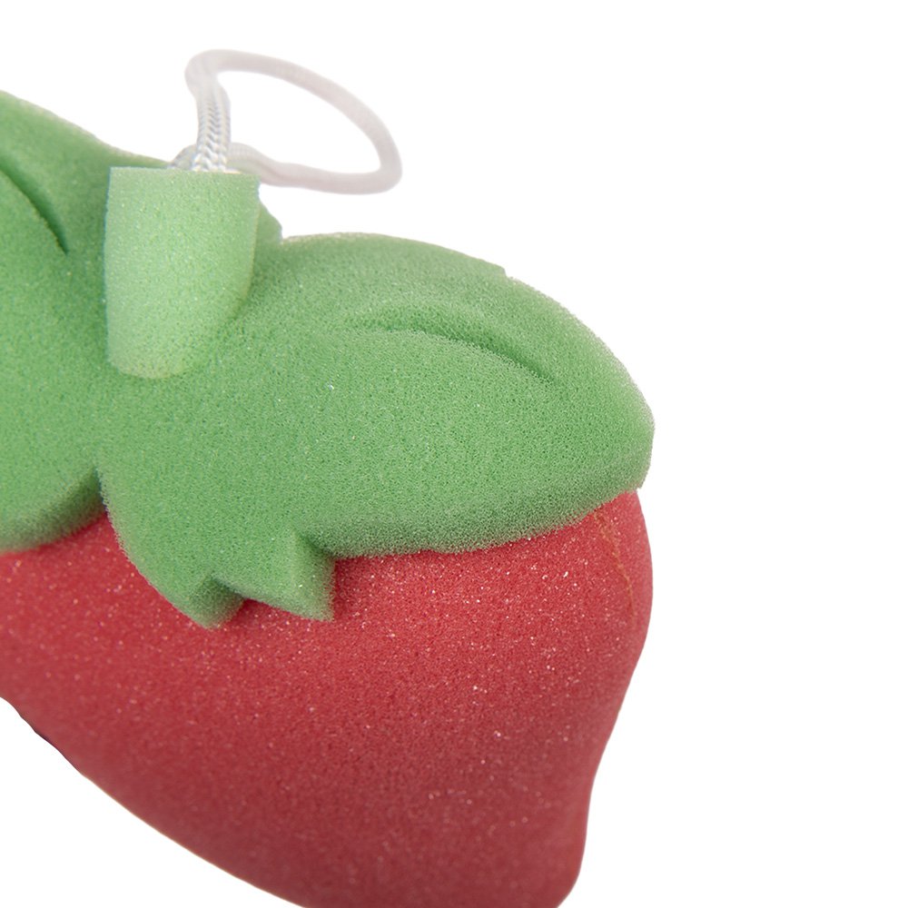 Badspons 13x5x12 cm rood synthetisch