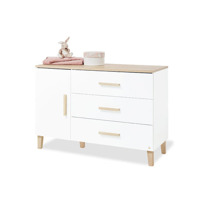 Kinderkamer Lumi 3-delig wit eiken