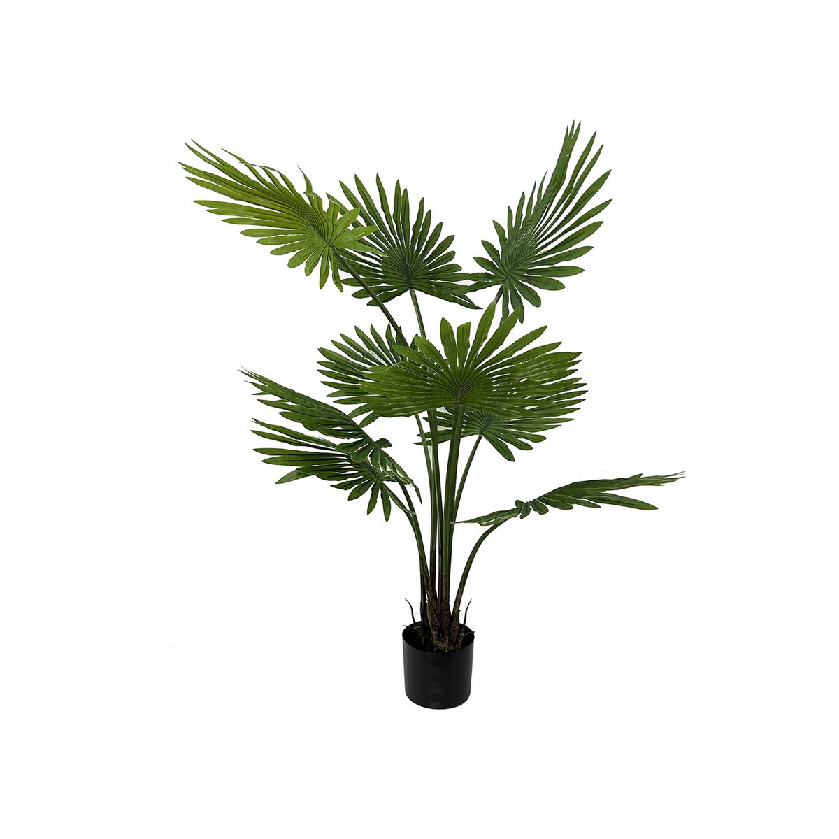 Kunstplant waaierpalm 108 cm groen