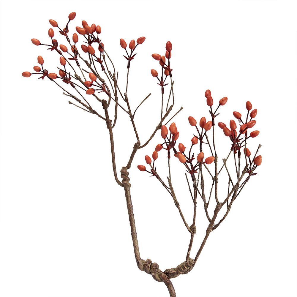 Decoration Branch 30x4x85 cm Orange Plastic