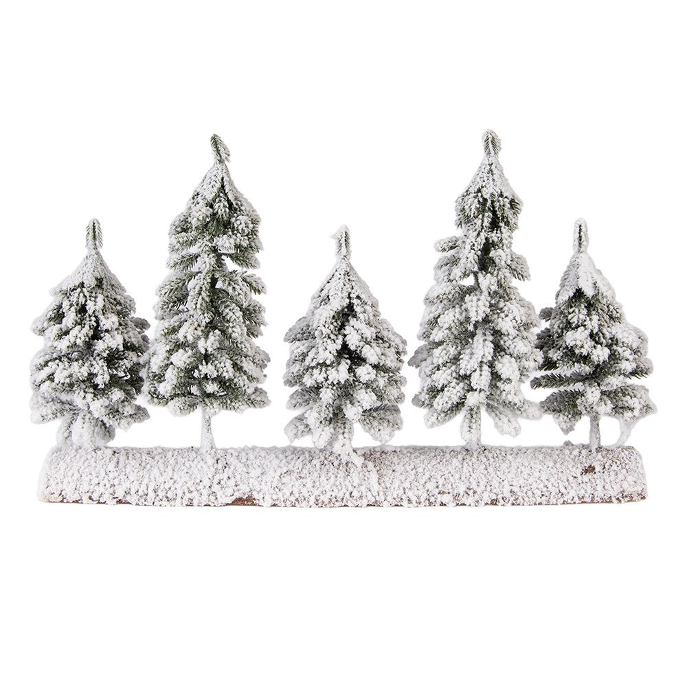 Mini Kunstkerstboom 40x8x25 cm Groen Hout
