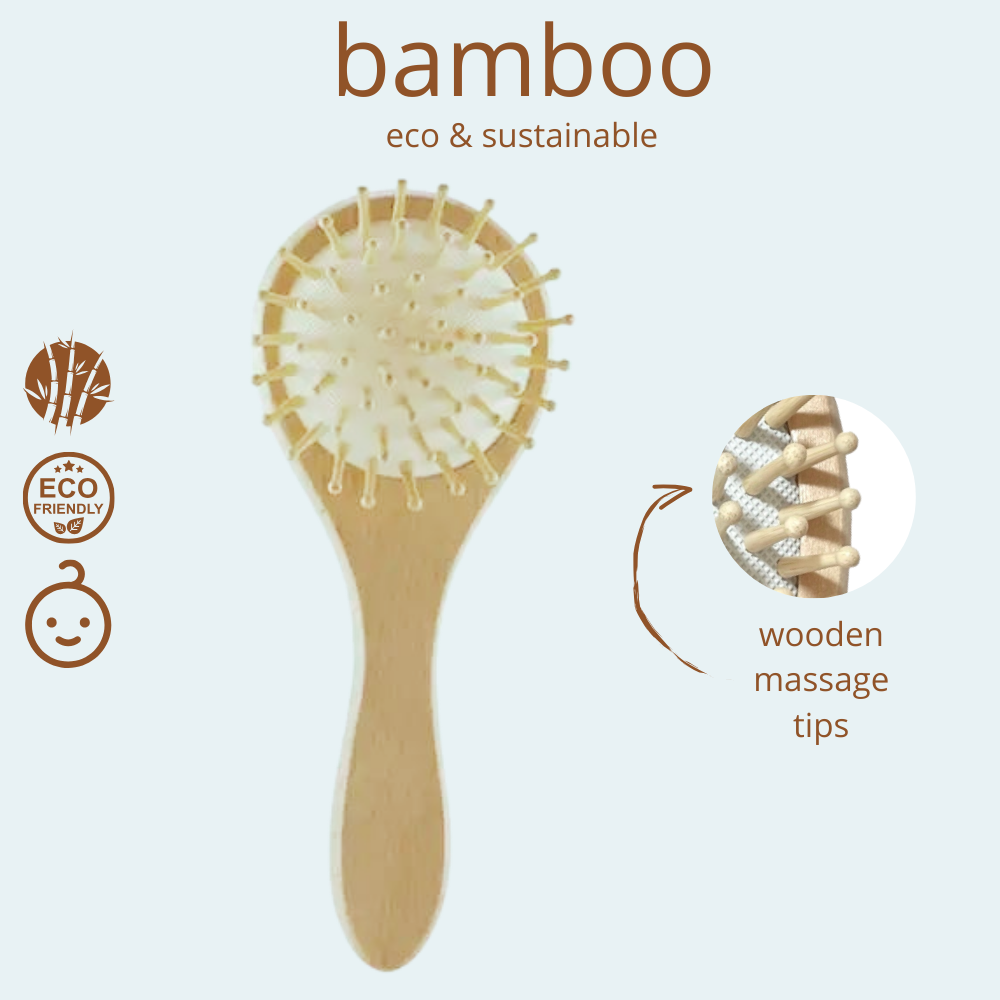 baby haarverzorgingspakket bamboe 3 delig