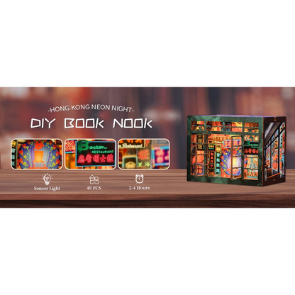 DIY Booknook 17x13x23 cm berkenhout