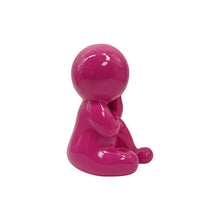 Standbeeld Amigo Dreaming roze polyresin 11x15x20 cm