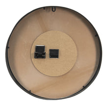Wall Clock Ø 60 cm Silver-coloured MDF Wall Clock