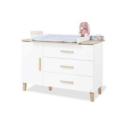 Kinderkamer Lumi 3-delig wit eiken