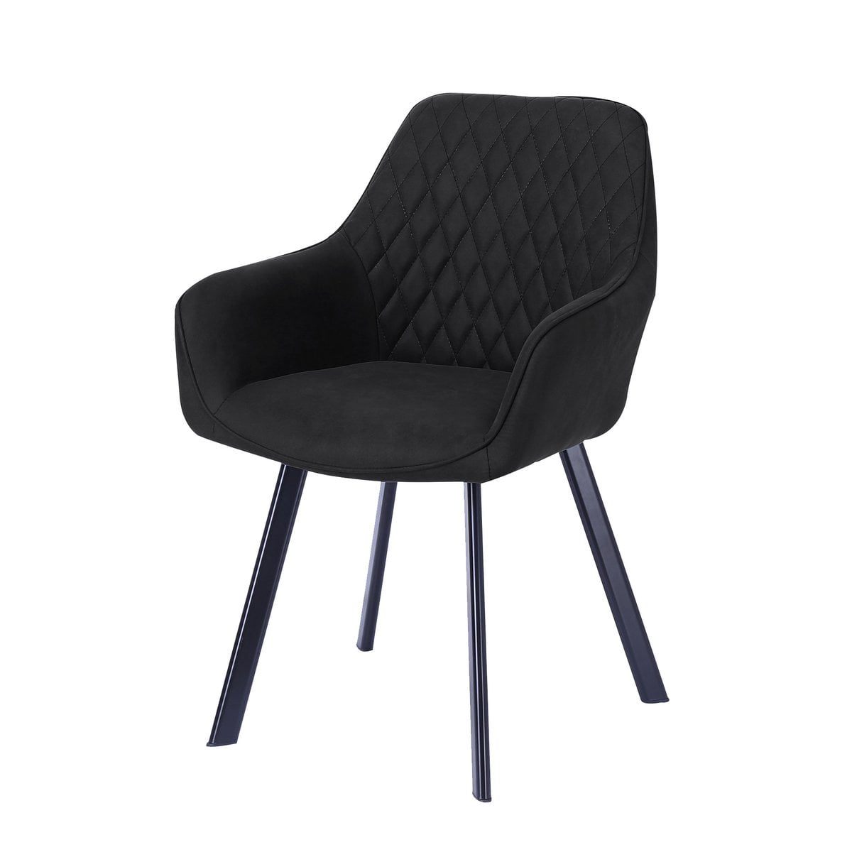 Fauteuils set 2 antraciet microvezel