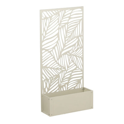 Plantenstandaard 118 cm ijzer gebroken wit