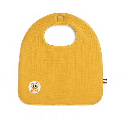 Organic cotton bib honey