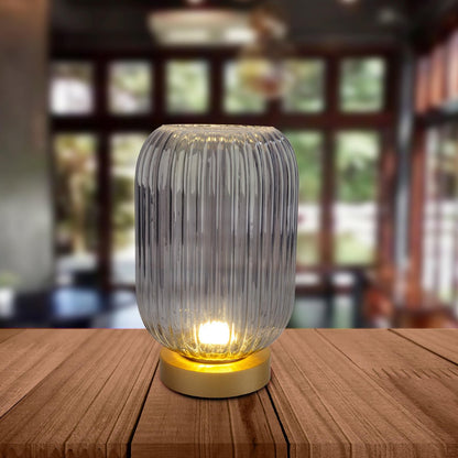 Ackitical Lamp "Luise" gold, classic, gold, with integrated LED, warm white