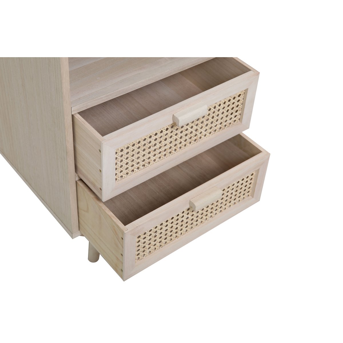 Ladekast 42x36x68 cm rotan bruin